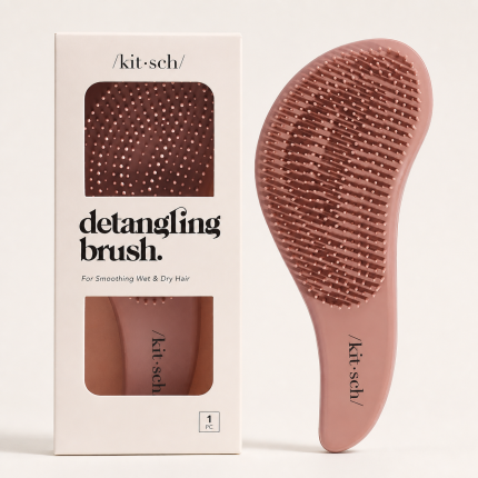 Escova desembaraçadora Kit·sch em terracota