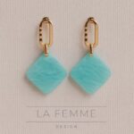 Brincos Geometric Mármore | Elegância Contemporânea & Design Artístico