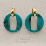 Brincos Chic Lovers | Geometria em Acrílico & Aço Inoxidável - Image 3