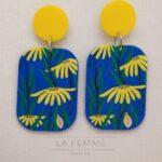 Brincos Sunflower Lovers | Energia Solar & Design Floral Artístico