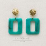 Brincos Chic Lovers | Geometria em Acrílico & Aço Inoxidável