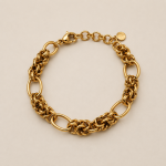 Pulseira Silver Bold em Aço Inoxidável | Elos Justos ou Largos