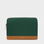 Capa Laptop Verde Vitoriano| Elegância Clássica & Proteção Sustentável