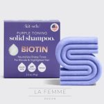 Champô Sólido Roxo | Biotina | Cabelos Loiros | Pintados & Grisalhos