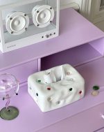 Caixa de Lenços em Cerâmica Artesanal |Modelo Gemstone - Image 3