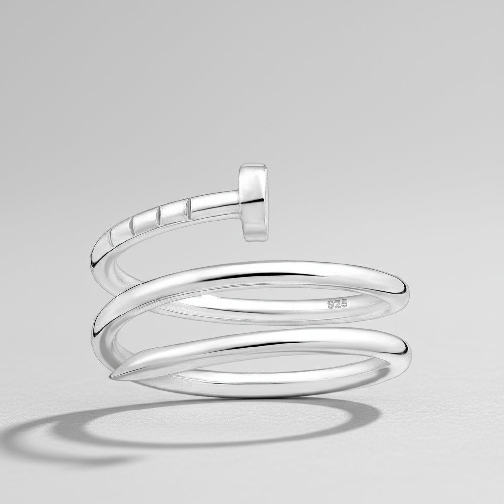 la-moda-me-rings-54-ring-nailed-it-1176606369.jpg Anel Nailed It | Prata 925 Reciclada - Image 1