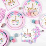 Conjunto de Festa Unicorn | 16 Peças | Decoração e Toalha de Mesa - Image 2