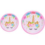 Conjunto de Festa Unicorn | 16 Peças | Decoração e Toalha de Mesa - Image 3