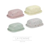 Prato de Manteiga Party | Amarelo| Rosa| Branco| Verde | Edição Artesanal