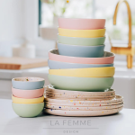 Conjunto de Louça de Grés Breeze Party | 20 Peças