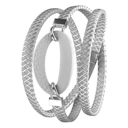Pulseira Feminina Panarea BM1B21 em Prata e Branco (60 cm)|
