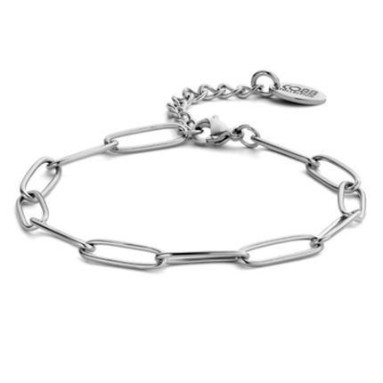 Pulseira Feminina CO88 Collection em Prateado | Elegância Contemporânea|