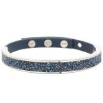 Pulseira Feminina Adore 5375468 | Couro Azul (6 cm)|