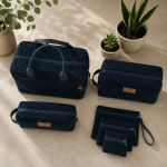 Bolsas e estojos Bouclette Azul-Marinho para organização
