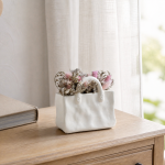 Jarra Cesta com Flores em Cerâmica Portuguesa | Feita à Mão - Image 2
